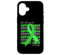 Custodia per iPhone 16 Support Squad Stem Cell Research Awareness Ribbon