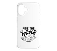 Custodia per iPhone 16 Surf Beach Graphic Surfer Gift Coastal Surfing Lover