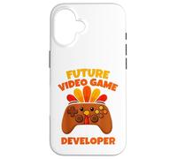 Custodia per iPhone 16 Sviluppatore di videogiochi Future Thanksgiving Gaming Fun Boy Kid