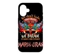 Custodia per iPhone 16 T-shirt divertente Mardi Gras New Orleans Parade