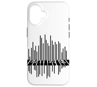 Custodia per iPhone 16 Tasti del pianoforte Schizzo Pratica del pianoforte Pianista