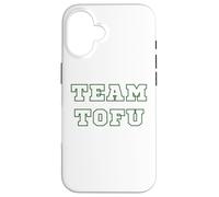 Custodia per iPhone 16 Team Tofu Vegan Vegetariano Tee Per Gli Amanti Del Tofu.