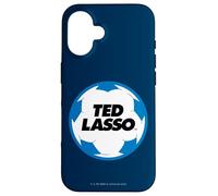 Custodia per iPhone 16 Ted Lasso soccer ball logo