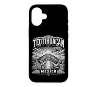 Custodia per iPhone 16 Teotihuacan Città del Messico degli Dei Antica Piramide Art