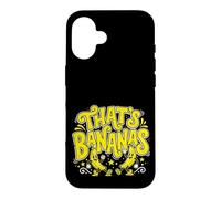 Custodia per iPhone 16 That’s Bananas Retro Yellow Fruit Summer Characters
