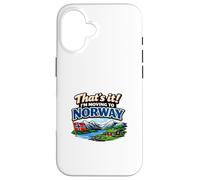 Custodia per iPhone 16 That's It I'm Moving to Norway Divertente Umorismo da viaggio nordico