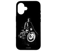Custodia per iPhone 16 The Batman And His Motorcycle