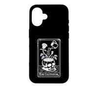 Custodia per iPhone 16 The Cultivator Macabre Tarocco Carta Cranio Fioriera Botanica