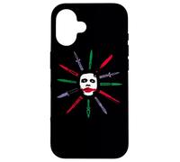 Custodia per iPhone 16 The Dark Knight Joke and Dagger