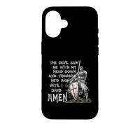 Custodia per iPhone 16 The Devil Saw Me With My Head Down Thought He'D Won Knights