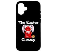 Custodia per iPhone 16 The Easter Gummy Bear Funny Easter Cute Kid's Red