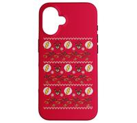 Custodia per iPhone 16 The Flash Christmas Sweater
