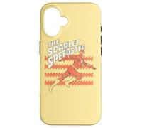 Custodia per iPhone 16 The Flash Vintage Scarlet Speedster