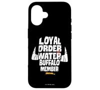Custodia per iPhone 16 The Flintstones Loyal Order of Water Buffalo