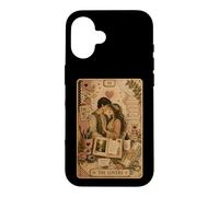Custodia per iPhone 16 The Lovers Tarot Card Scrapbook Design