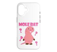 Custodia per iPhone 16 The Mole Rat - Simpatico disegno di opera d'arte digitale