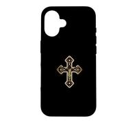 Custodia per iPhone 16 The Tribal Rosario Gold Cross