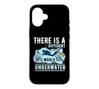 Custodia per iPhone 16 There Is A Different World Underwater Scuba Diver Diving