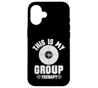 Custodia per iPhone 16 This Is My Group Therapy Cool Pro Gun Range Shooting Lovers