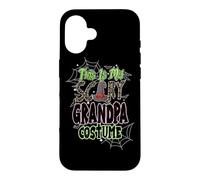 Custodia per iPhone 16 This Is My Scary Grandpa Family Matching Halloween Costume