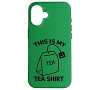 Custodia per iPhone 16 This Is My Tea Shirt Clever Pun For Tea Bevitore