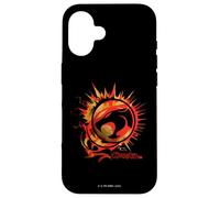 Custodia per iPhone 16 Thundercats Thundercats Logo on Fire
