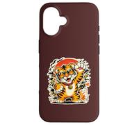 Custodia per iPhone 16 Tigre Natura Wildlife | Cool Big Cats Wildlife Graphic