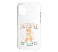 Custodia per iPhone 16 To Thine Own Self Be True.. Shakespeare in Sunglasses Hamlet