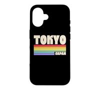 Custodia per iPhone 16 Tokyo Giappone Rainbow Gay Pride Merch Retro anni '70 anni '80 Queer