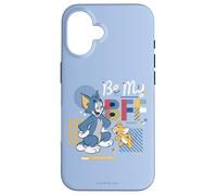 Custodia per iPhone 16 Tom and Jerry Be My BFF