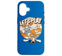 Custodia per iPhone 16 Tom and Jerry Let's Play