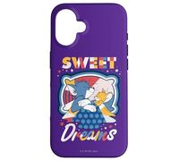 Custodia per iPhone 16 Tom and Jerry Sweet Dreams