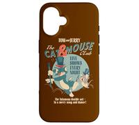 Custodia per iPhone 16 Tom and Jerry The Cat & Mouse Club