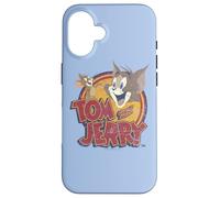 Custodia per iPhone 16 Tom and Jerry Water Damaged colors