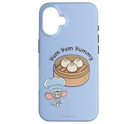 Custodia per iPhone 16 Tom and Jerry Yum Yum Yummy