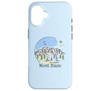 Custodia per iPhone 16 Tour Du Mont Blanc Montblanc TMB Escursionismo Trekking Regalo Francia