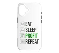 Custodia per iPhone 16 Trader di criptovalute - Mangia ripetizione profitto sonno