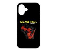 Custodia per iPhone 16 Trail dell'era glaciale Wisconsin Escursionismo a lunga distanza Scenic