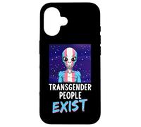 Custodia per iPhone 16 Transgender Alien Lgbtq Transgender Le Persone Transgender