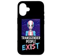 Custodia per iPhone 16 Transgender Alien Lgbtq Transgender Le Persone Transgender