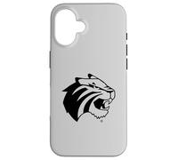 Custodia per iPhone 16 Trinity University Tigers Mascot Head Lee Roy