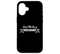 Custodia per iPhone 16 Trust Me I'm a Mechanic Funny Work Humor Statement