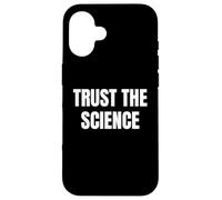 Custodia per iPhone 16 Trust the Science Equality Pride Trans Rights Graphic Tee