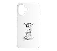 Custodia per iPhone 16 Trust Your Gut Kombucha SCOBY Brewer Gift