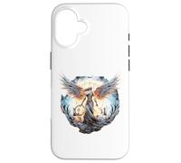 Custodia per iPhone 16 Tu sei il mio angelo custode e veglia su di me