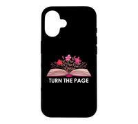 Custodia per iPhone 16 Turn the Page Book Theme Bookish Items Books Lovers Reading