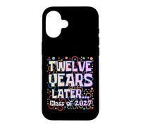 Custodia per iPhone 16 Twelve Years Later Class of 2027 Senior Graduation Funny