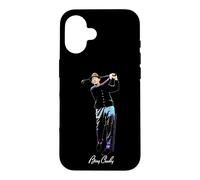 Custodia per iPhone 16 Ufficiale Bing Crosby Pro Golf Swing White