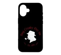Custodia per iPhone 16 Ufficiale Bing Crosby Silhouette Pro Golf Red and White