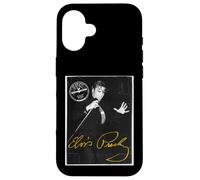 Custodia per iPhone 16 Ufficiale Elvis Presley Portrait Sun Records The King